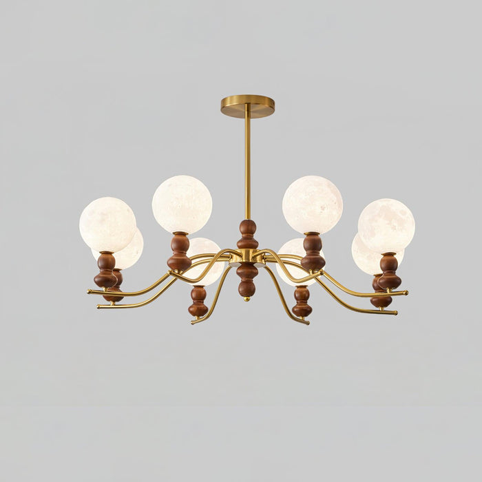 Moonlit Globe Chandelier-DWHOME