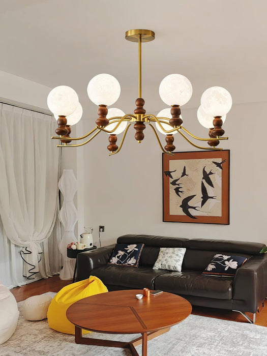 Moonlit Globe Chandelier-DWHOME