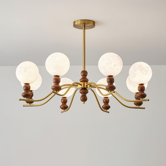 Moonlit Globe Chandelier-DWHOME