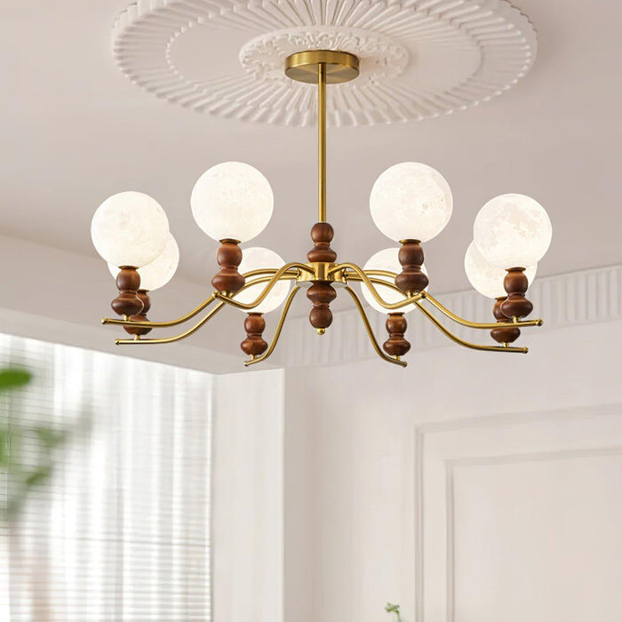 Moonlit Globe Chandelier-DWHOME
