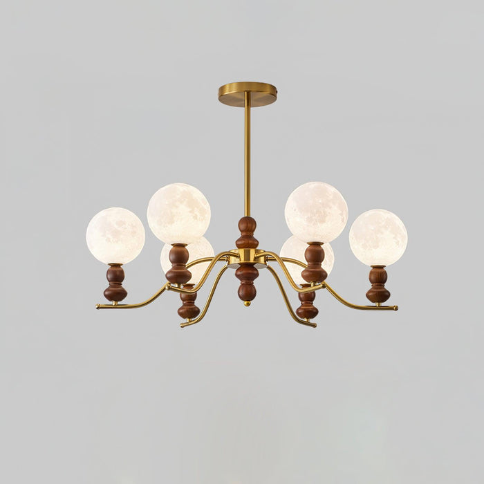 Moonlit Globe Chandelier-DWHOME
