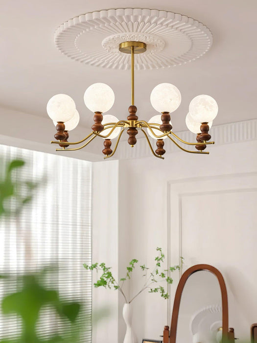 Moonlit Globe Chandelier-DWHOME
