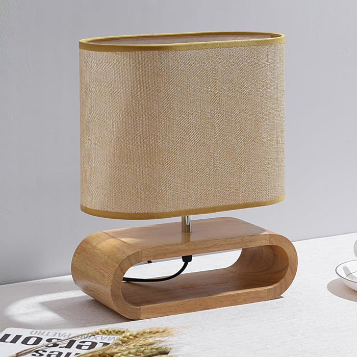 Moti Wood Table Lamp-DWHOME