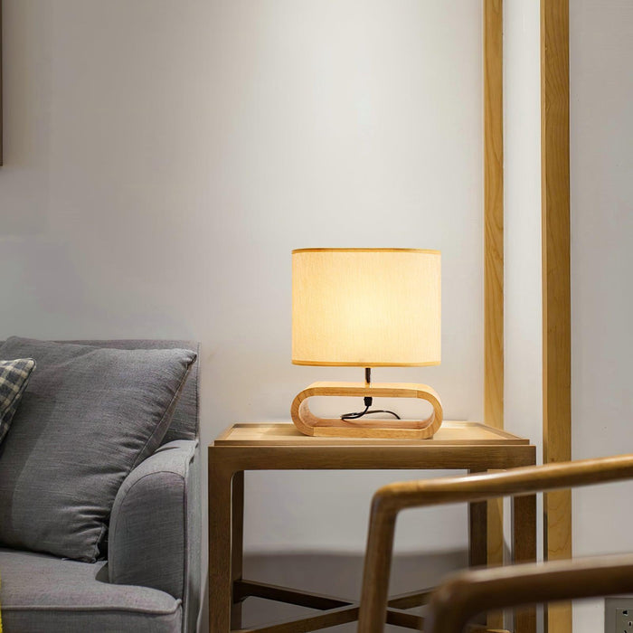 Moti Wood Table Lamp-DWHOME