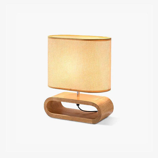 Moti Wood Table Lamp-DWHOME