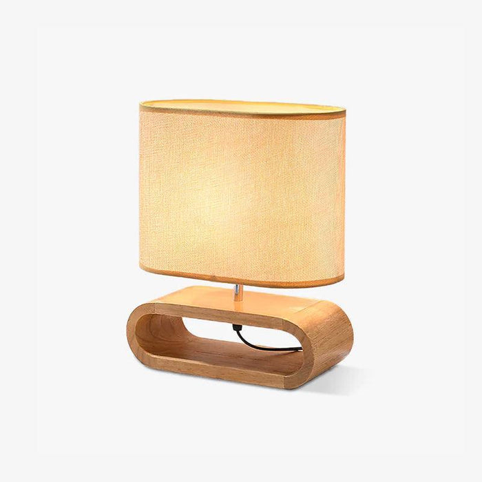 Moti Wood Table Lamp-DWHOME