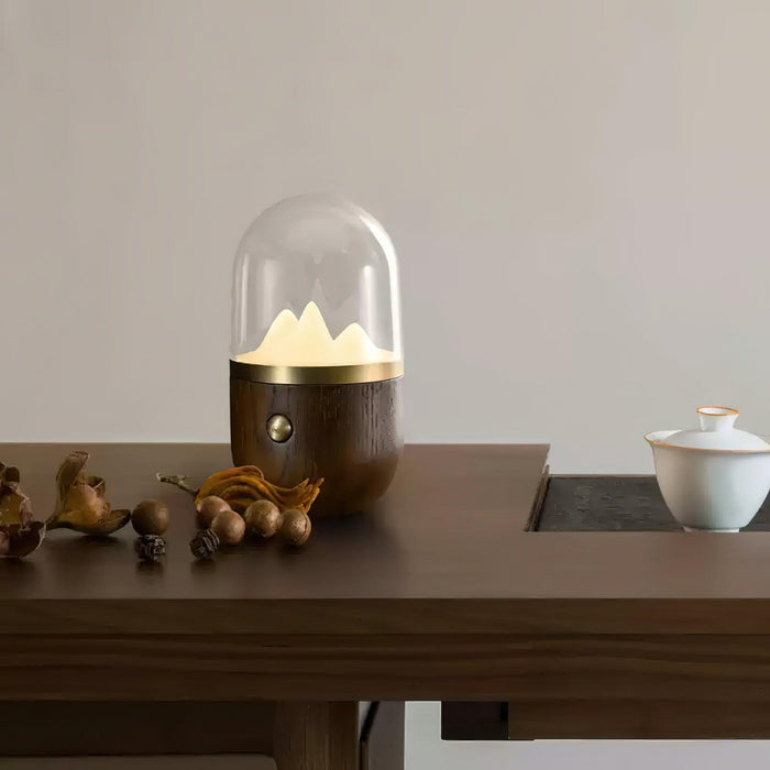 Mountain Peak Night Table Lamp-DWHOME