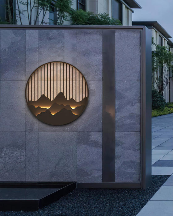 Mountain Outdoor Wall Lamp-DWHOME