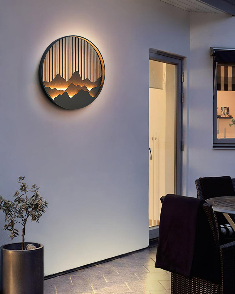 Mountain Outdoor Wall Lamp-DWHOME