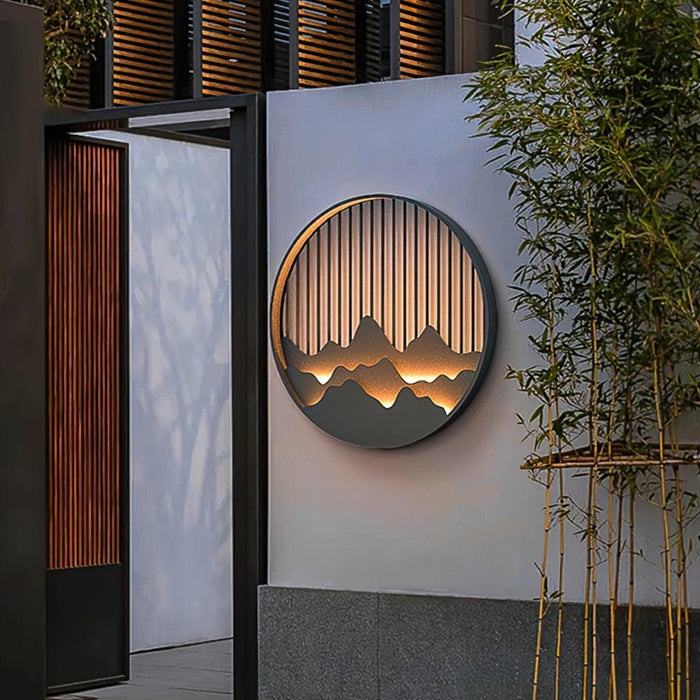 Mountain Outdoor Wall Lamp-DWHOME