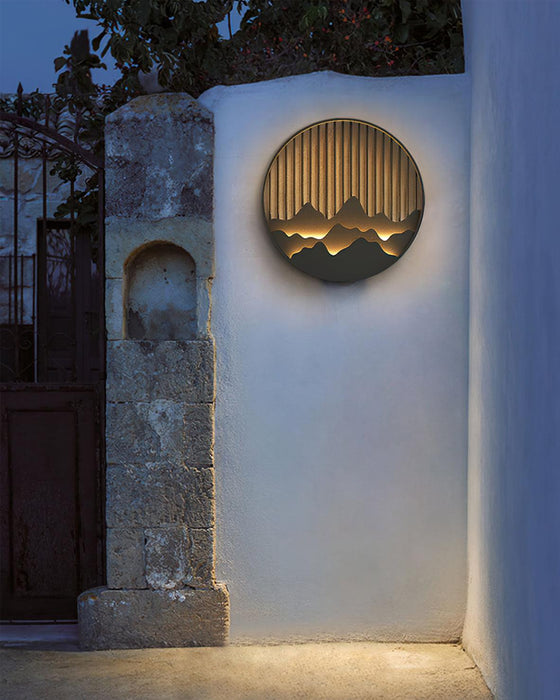 Mountain Outdoor Wall Lamp-DWHOME