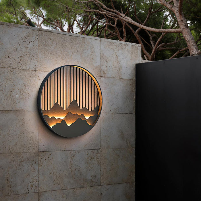 Mountain Outdoor Wall Lamp-DWHOME