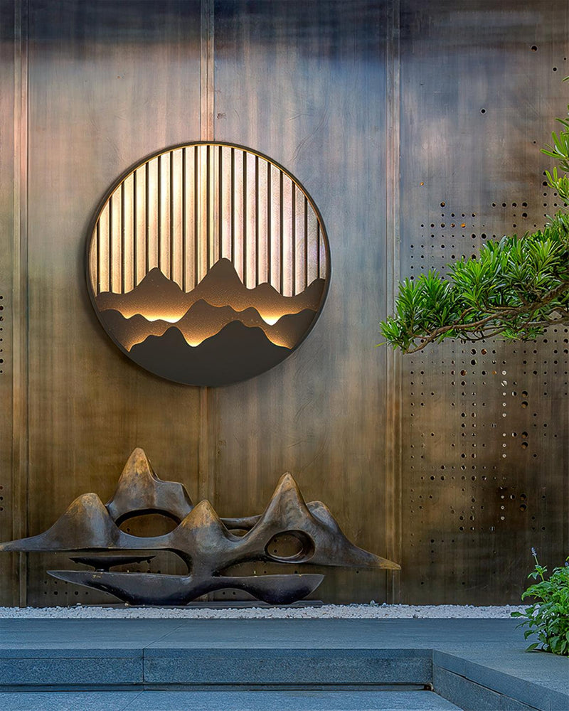 Mountain Outdoor Wall Lamp-DWHOME