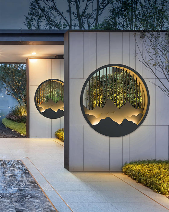 Mountain Outdoor Wall Lamp-DWHOME