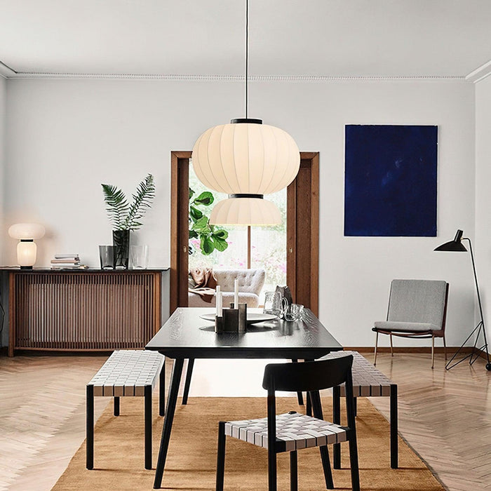 Mulberry Silk Lantern Pendant Light-DWHOME