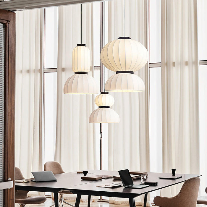Mulberry Silk Lantern Pendant Light-DWHOME