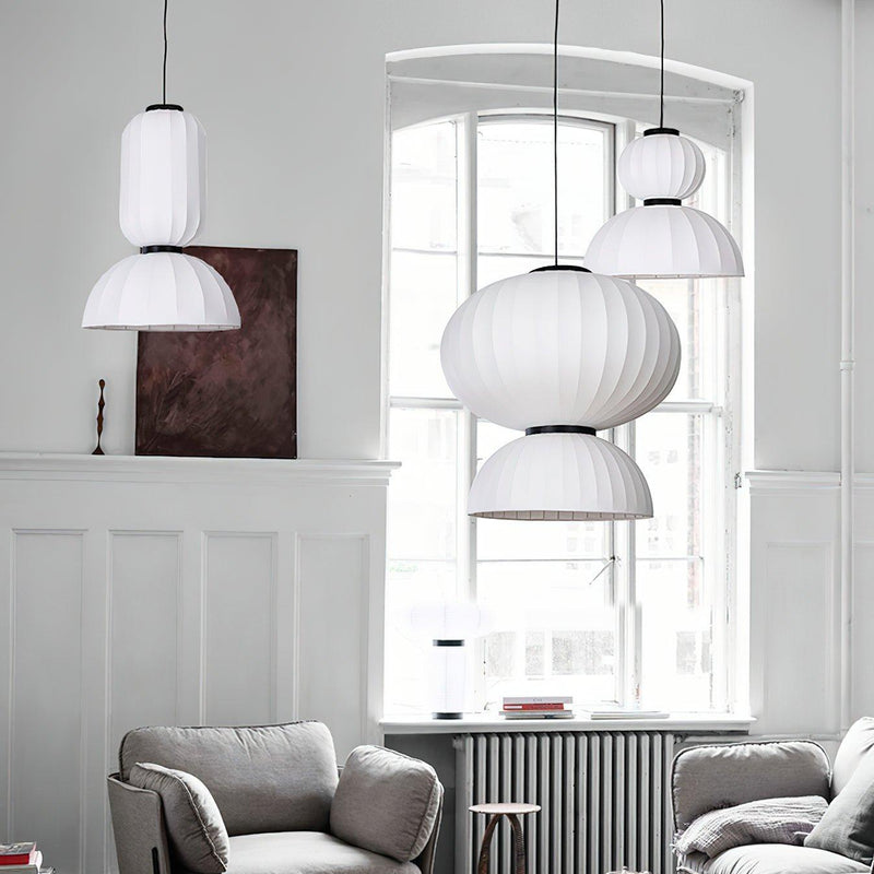 Mulberry Silk Lantern Pendant Light-DWHOME