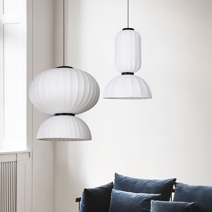 Mulberry Silk Lantern Pendant Light