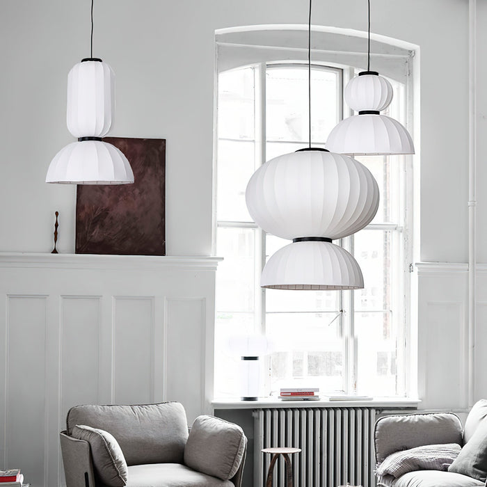 Mulberry Silk Lantern Pendant Light.