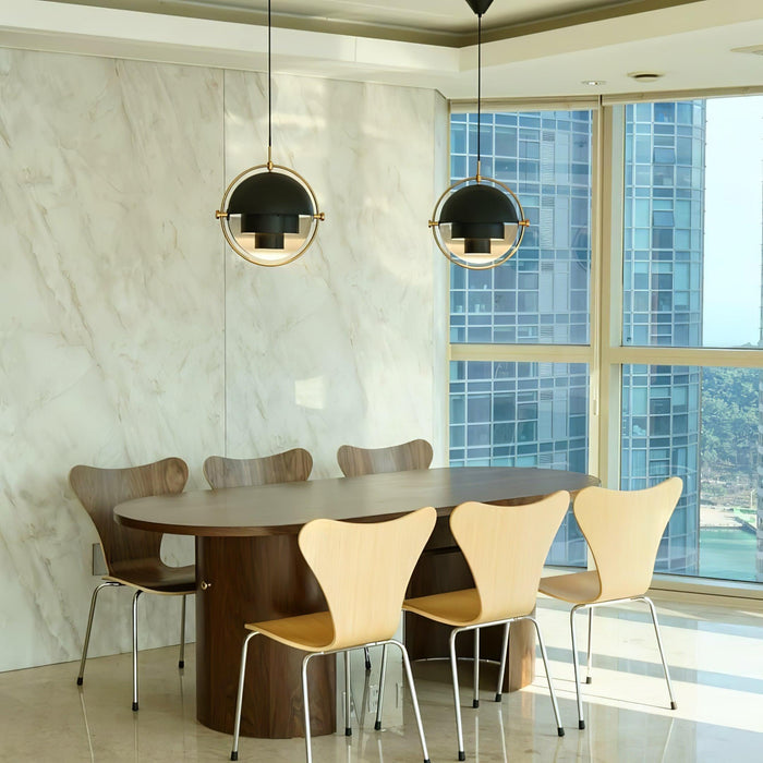 Deformed Ball Pendant Light-DWHOME