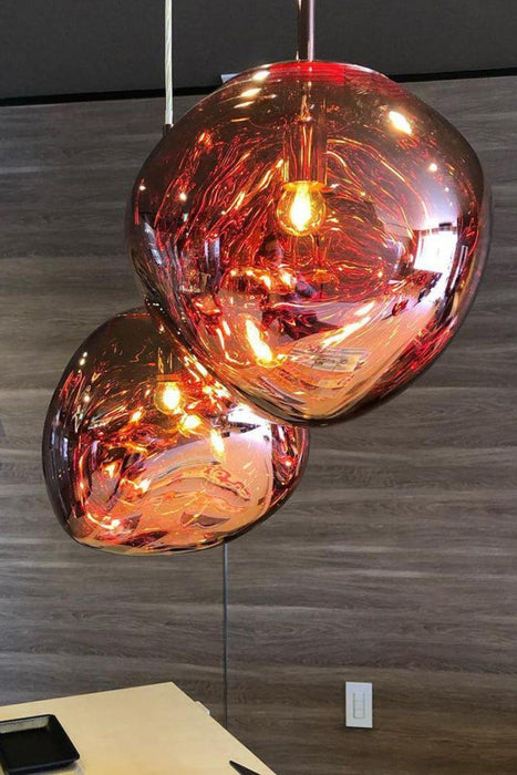 Multi Lava Round Pendant Lamp-DWHOME