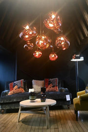 Multi Lava Round Pendant Lamp-DWHOME
