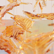 Multicolor Crystal Maple Leaf Chandelier-DWHOME