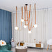 Multiple Belt Art Pendant Light-DWHOME