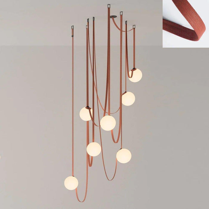 Multiple Belt Art Pendant Light-DWHOME