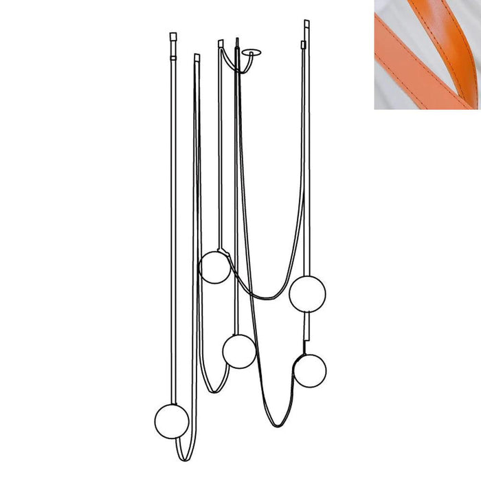 Multiple Belt Art Pendant Light-DWHOME
