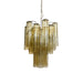 Fantastic Amber Murano Glass Tube Chandelier-DWHOME
