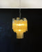 Fantastic Amber Murano Glass Tube Chandelier-DWHOME