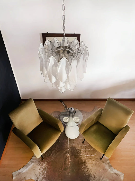 Vintage Murano Rondini Glass Chandelier-DWHOME