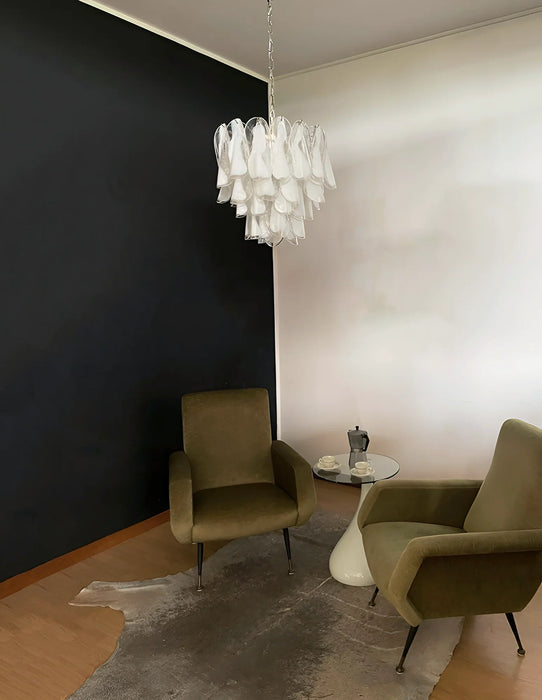 Vintage Murano Rondini Glass Chandelier-DWHOME