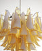 Vintage Caramels Glass Murano Petals Chandelier-DWHOME
