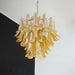 Vintage Caramels Glass Murano Petals Chandelier-DWHOME