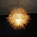 Murano Amber Ferns Glass Chandelier-DWHOME