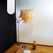 Murano Amber Ferns Glass Chandelier-DWHOME