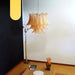 Murano Amber Ferns Glass Chandelier-DWHOME