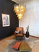 Murano Amber Glass Petals Chandelier-DWHOME