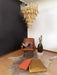 Murano Amber Glass Petals Chandelier-DWHOME