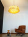 Murano Caramel Glass Petal Chandelier-DWHOME