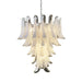 Vintage Transparent Murano Petals Chandelier-DWHOME
