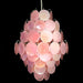 Huge Vintage Murano Pink Disks Chandelier-DWHOME