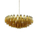 Murano Faceted Amber Glass Chandelier-DWHOME
