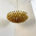 Murano Faceted Amber Glass Chandelier-DWHOME