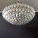 Murano Faceted Transparent Glass Chandelier-DWHOME