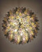 Murano Faceted Multicolor Glass Chandelier-DWHOME