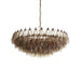 Murano Faceted Smoked Glass Chandelier-DWHOME