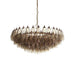 Murano Faceted Smoked Glass Chandelier-DWHOME